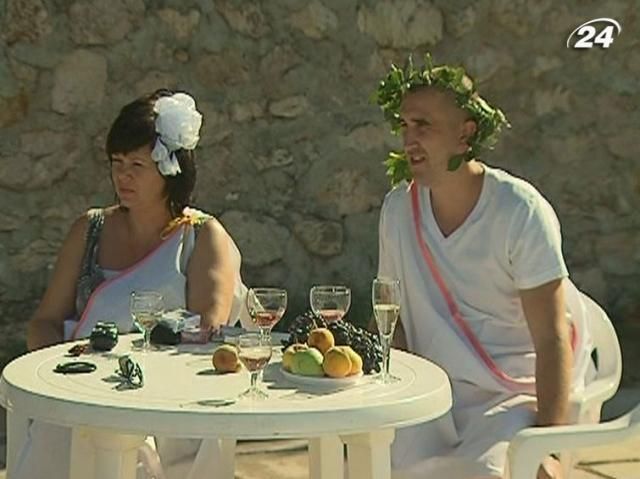 У Криму влаштували свято молодого вина У Криму влаштували свято молодого вина