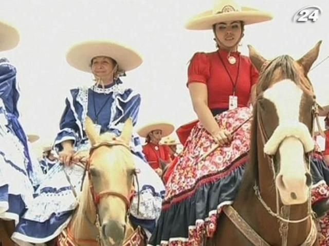 В Мексике установлен рекорд по самому массовому женскому родео