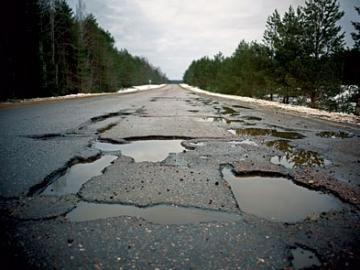 Украинские дороги - одни из худших в мире