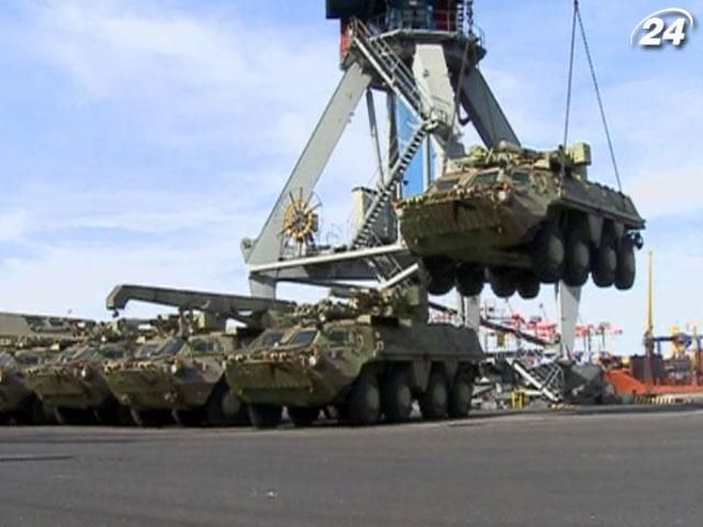 З Одеси до Іраку відправили другу партію української військової техніки