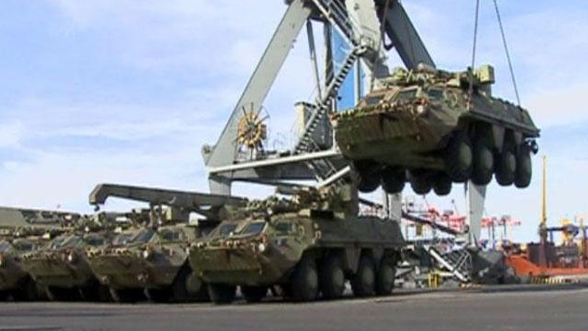 Из Одессы в Ирак отправили вторую партию украинской военной техники Из Одессы в Ирак отправили вторую партию украинской военной техники