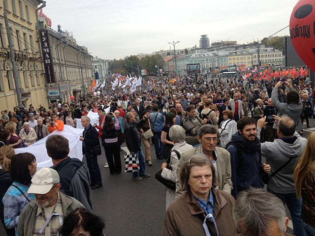 В Москве - "Марш миллионов" (Фото. Видео)