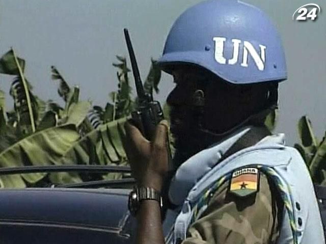 Войска ООН - они обеспечивают мир с помощью оружия