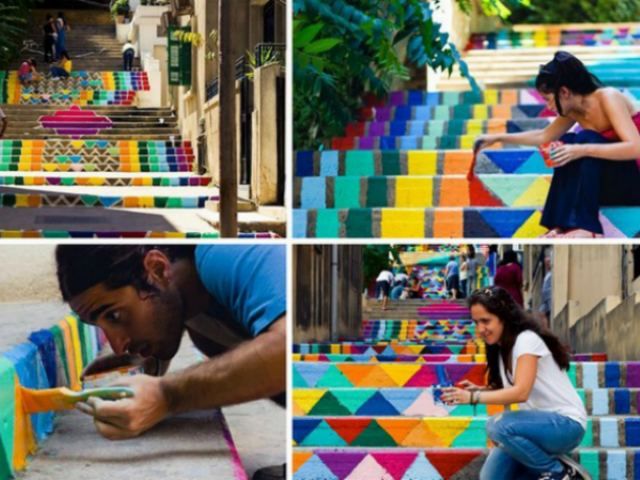 Жители Бейрута разкрасили свой ​​город