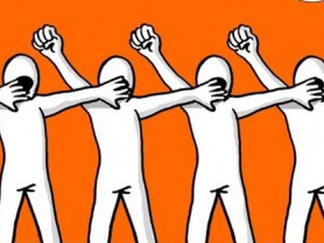 Журналісти у Раді вимагають скасування "закону про наклеп" Журналісти у Раді вимагають скасування "закону про наклеп"