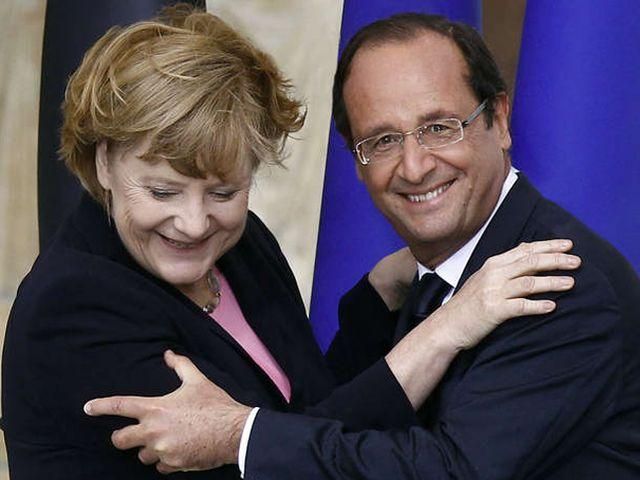 Меркель та Олланд присяглися у вічній дружбі Німеччини та Франції