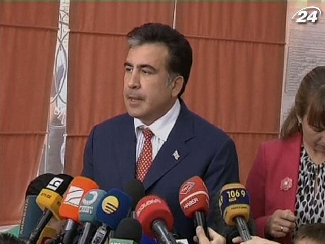 Саакашвили признал поражение своей партии на выборах Саакашвили признал поражение своей партии на выборах