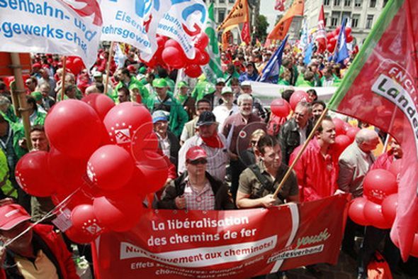 Бельгійська залізниця зупинилася, – страйк (Фото. Відео) Бельгійська залізниця зупинилася, – страйк (Фото. Відео)
