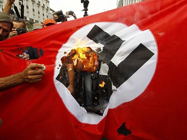 Греция протестовала против Ангелы Меркель Греция протестовала против Ангелы Меркель