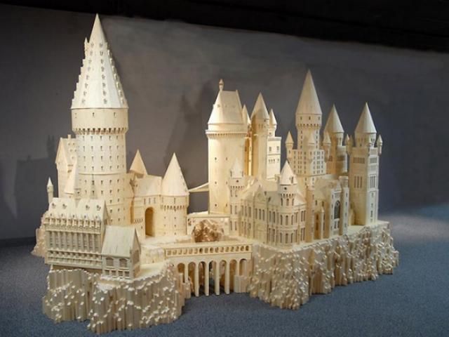 Хогвартс с 600 тысяч спичек (Фото) Хогвартс с 600 тысяч спичек (Фото)