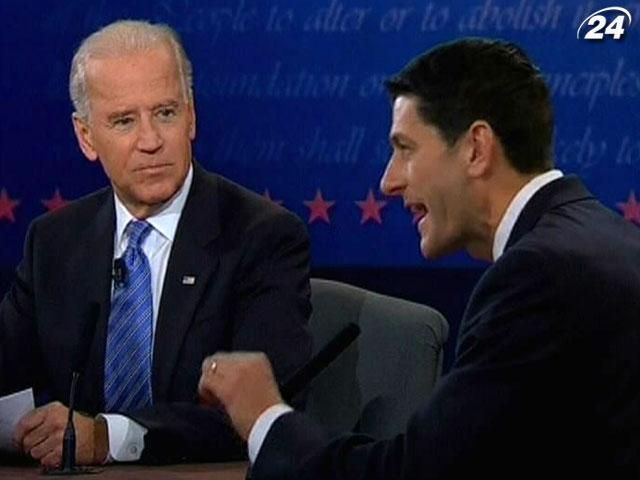 В словесной дуэли потенциальных вице-президентов США победил республиканец В словесной дуэли потенциальных вице-президентов США победил республиканец