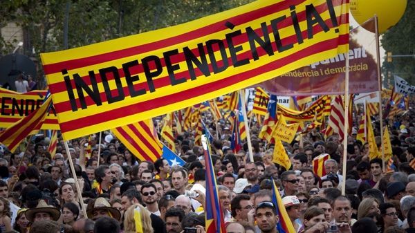 В День испанской нации каталонцы требовали независимости