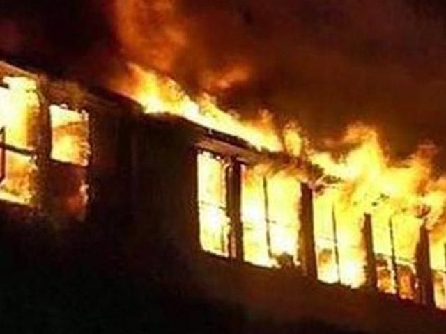 Ночью горело 9-этажное общежитие в Луцке