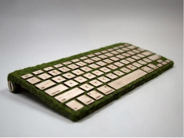 На новой клавиатуре Apple вырос мох (Фото)