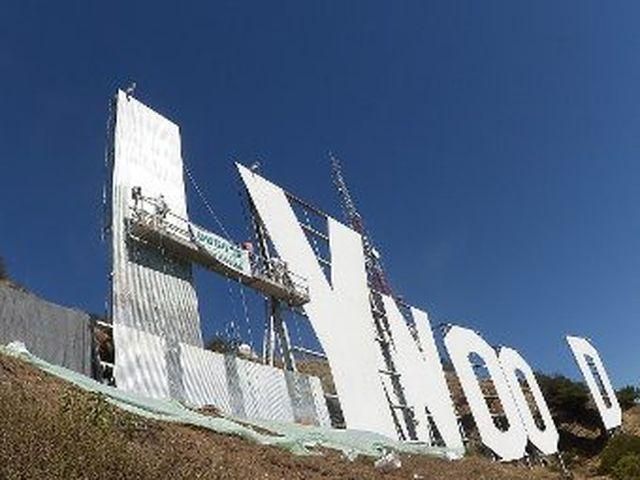 Відомий напис "Голлівуд" відреставрують Відомий напис "Голлівуд" відреставрують