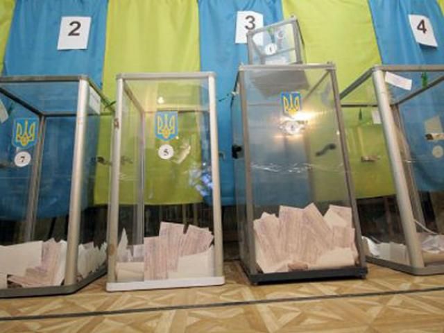 Результаты голосования в регионах Украины