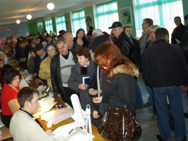 Нові дані про явку виборців по областях Нові дані про явку виборців по областях