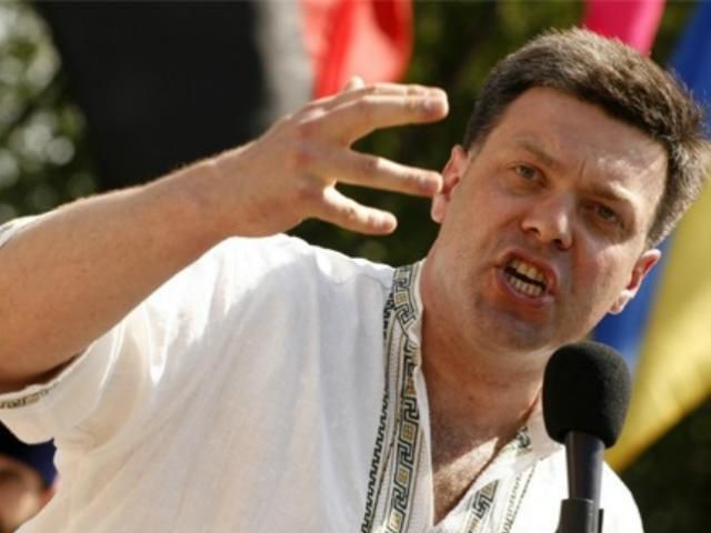 Возможно, мы будем призывать людей выйти на улицу, - Тягнибок Возможно, мы будем призывать людей выйти на улицу, - Тягнибок