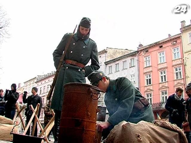Во Львове воссоздали события Ноябрьского чина 1918 года