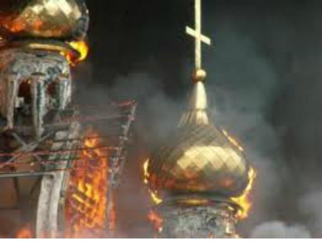 В Винницкой области горела церковь - памятник позапрошлого века В Винницкой области горела церковь - памятник позапрошлого века