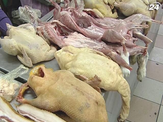 Украина снизила импорт мяса птицы