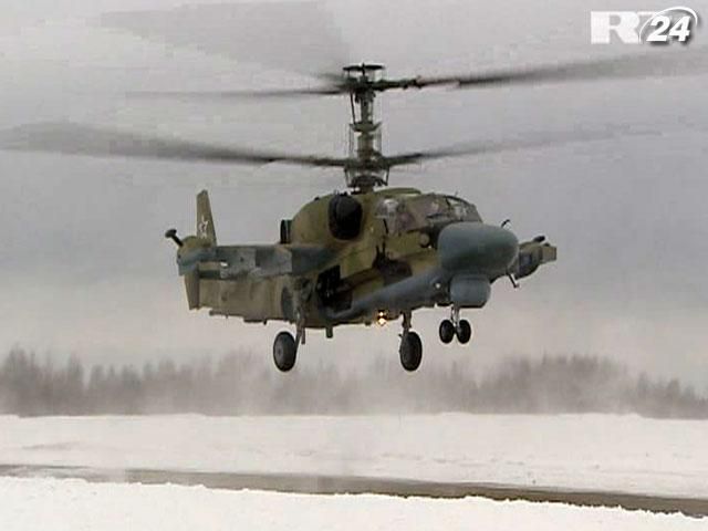 Ка-52 - представник нового покоління російських бойових гелікоптерів