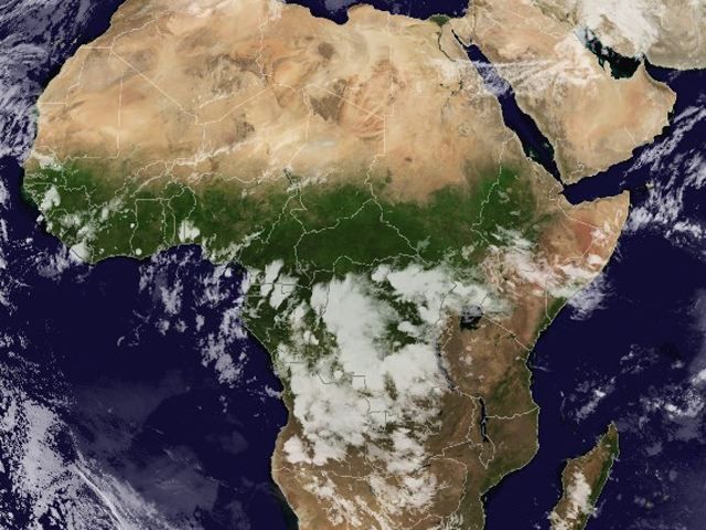 Африку замело снегом