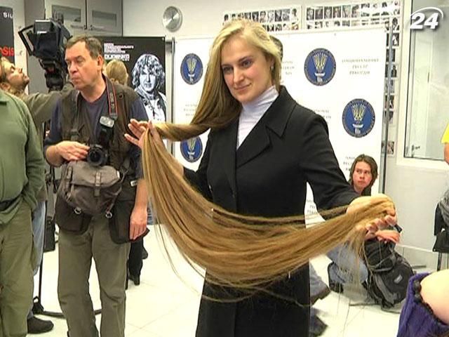 Українка з найдовшим в країні волоссям живе в Черкасах