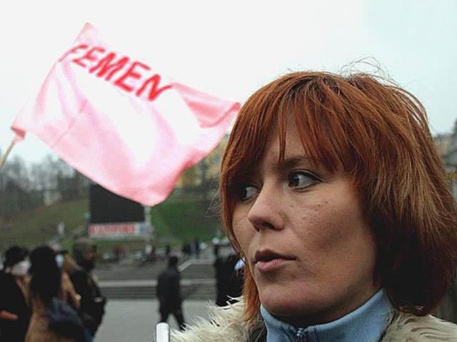 Лидер FEMEN персона нон грата в России