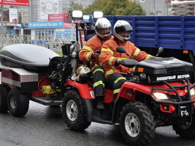 Российские пожарные будут ездить на квадроциклах