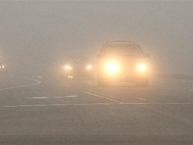 МНС радить водіям столиці завтра бути обережними: на дорогах туман та погана видимість