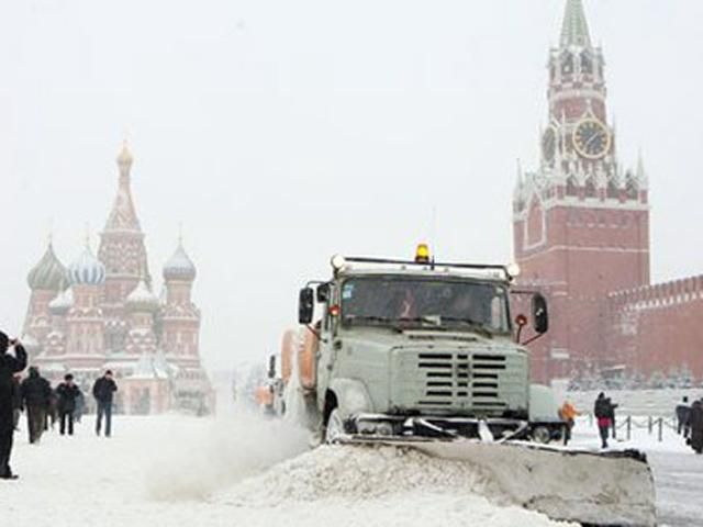 На Москву насуваються снігові заметілі