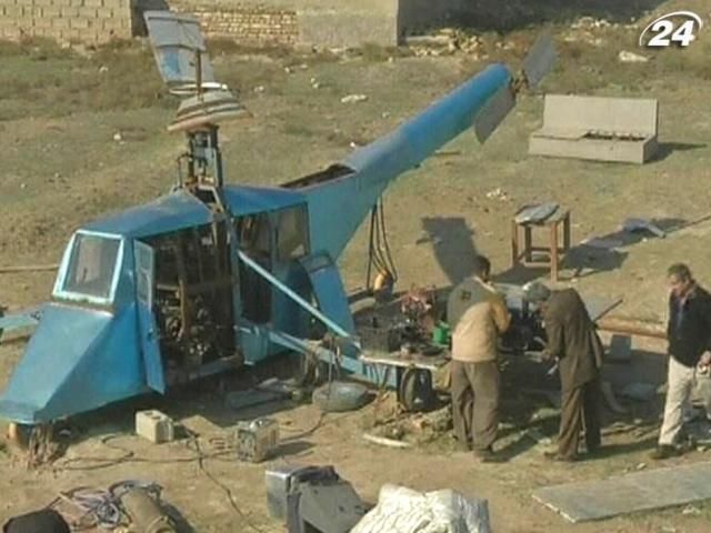 В Іраку місцевий житель будує саморобний гелікоптер