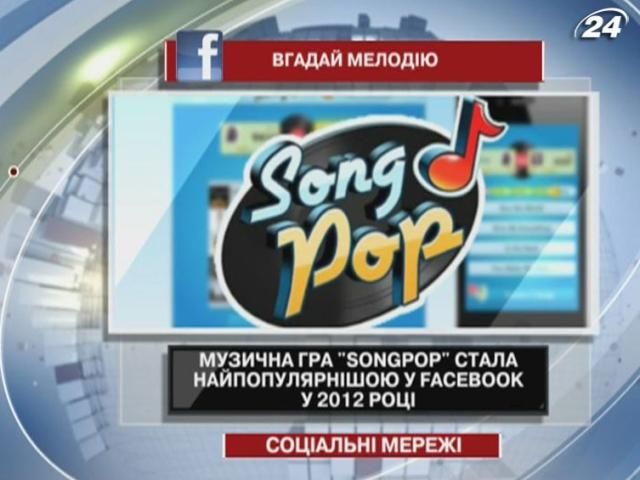 Музична гра "SongPop" стала найпопулярнішою у Facebook