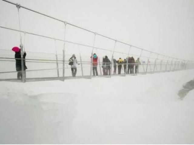 В Швейцарии сконструировали самый высокий подвесной мост (Фото)