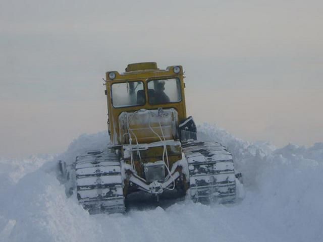 Дорогу до Алушти засипало снігом Дорогу до Алушти засипало снігом