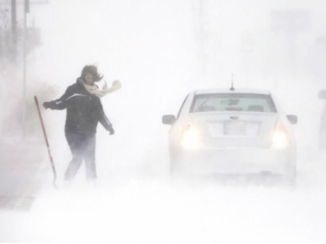 На Харьковщине объявили штормовое предупреждение из-за снежной бури