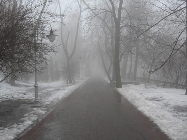 Сегодня в Украине туман и гололедица