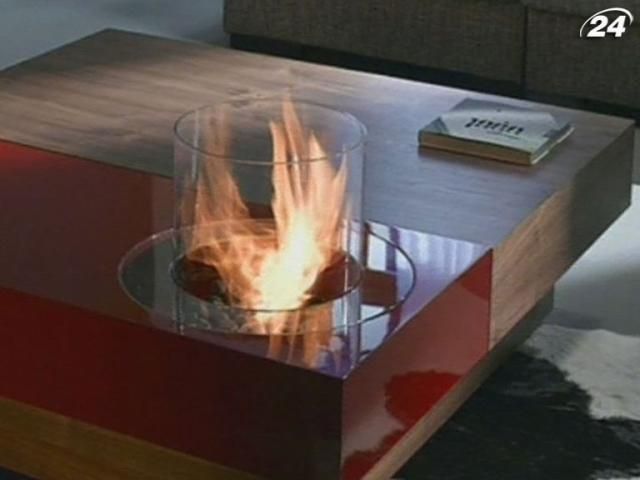 Немка изготовила камин без дыма и сажи, который можно переносить Немка изготовила камин без дыма и сажи, который можно переносить