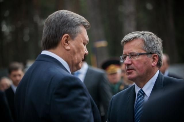 Янукович привітав Коморовського і нагадав про євроінтеграцію 