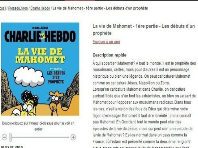 Французький журнал опублікував комікс про життя Мухаммеда 