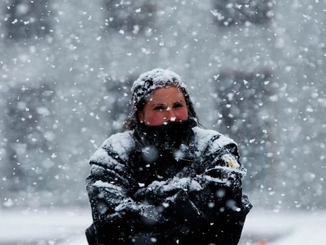 На Украину надвигаются снегопады и дожди