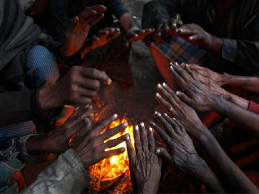 В Индии растет число жертв от переохлаждения