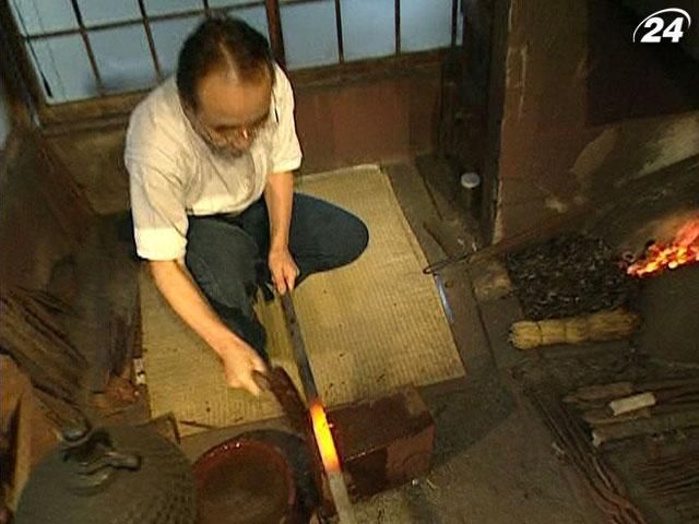 Как производят катану (Видео)