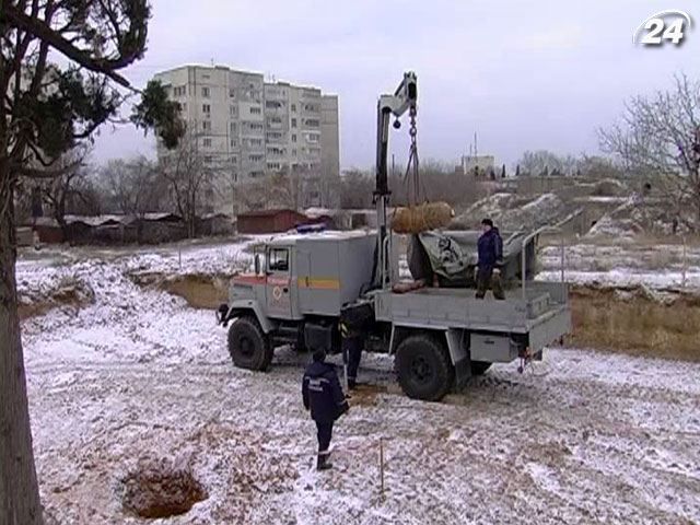 В Севастополе обезвредили четвертьтонную авиабомбу времен Второй мировой войны