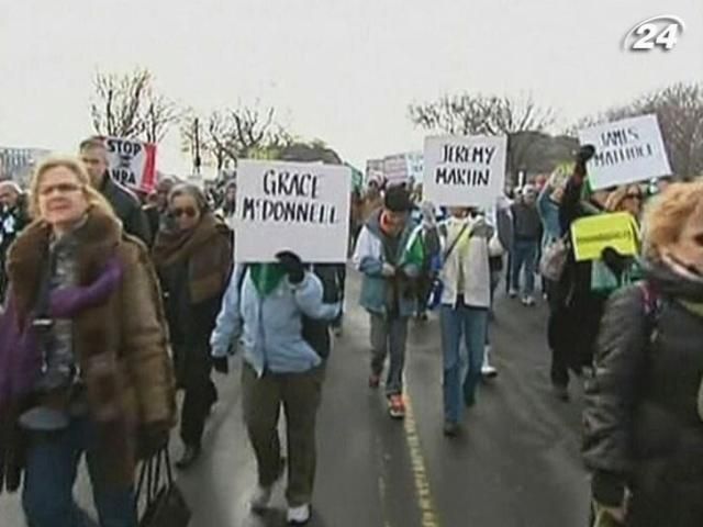 Тисячі американців взяли участь у марші проти зброї Тисячі американців взяли участь у марші проти зброї