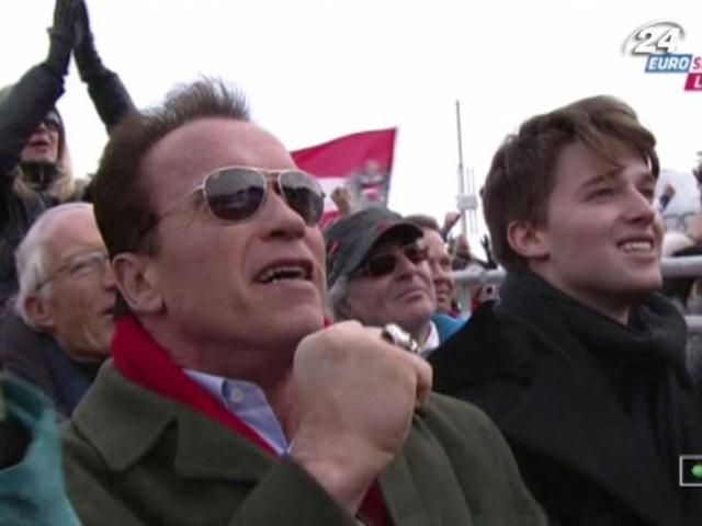 Горные лыжи: Марсель Хиршер не подвел Арнольда Шварценеггера