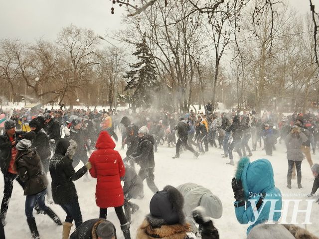 В Одессе прошел зимний флеш-моб (Фото) 