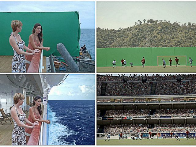 Спецэффекты в кино: до и после (Фото) Спецэффекты в кино: до и после (Фото)