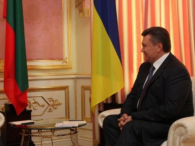 Янукович: Ми б хотіли, щоб під час головування Литви в ЄС Україна підписала Угоду про асоціацію